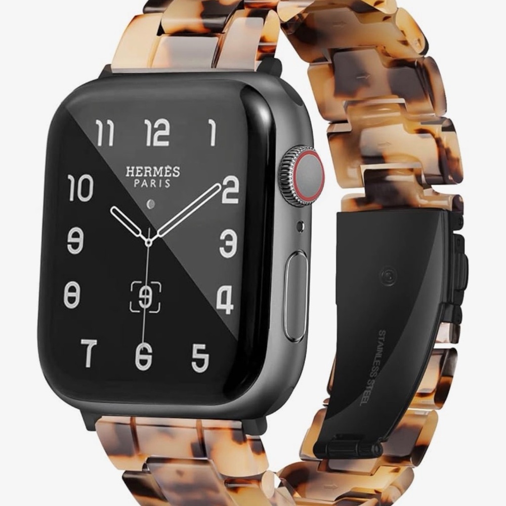 Apple Watch Band..with Tortoiseshell Link Band